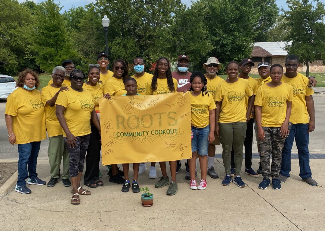 Volunteers at Roots Community Cookout on Saturday, July 17, 2021